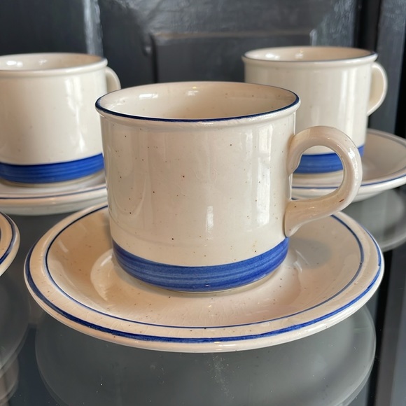 Cutest 5 piece Vintage Cottagecore cup and saucer set … - Picture 2 of 7